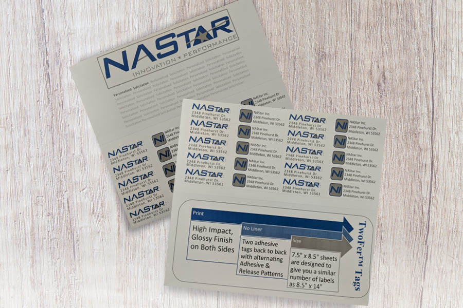 NAStar Charity Labels